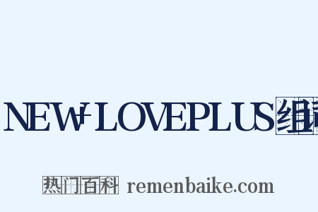 NEW+LOVEPLUS组词是什么意思的图片
